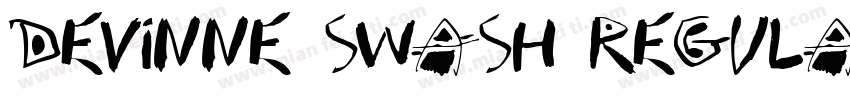 Devinne Swash Regula字体转换